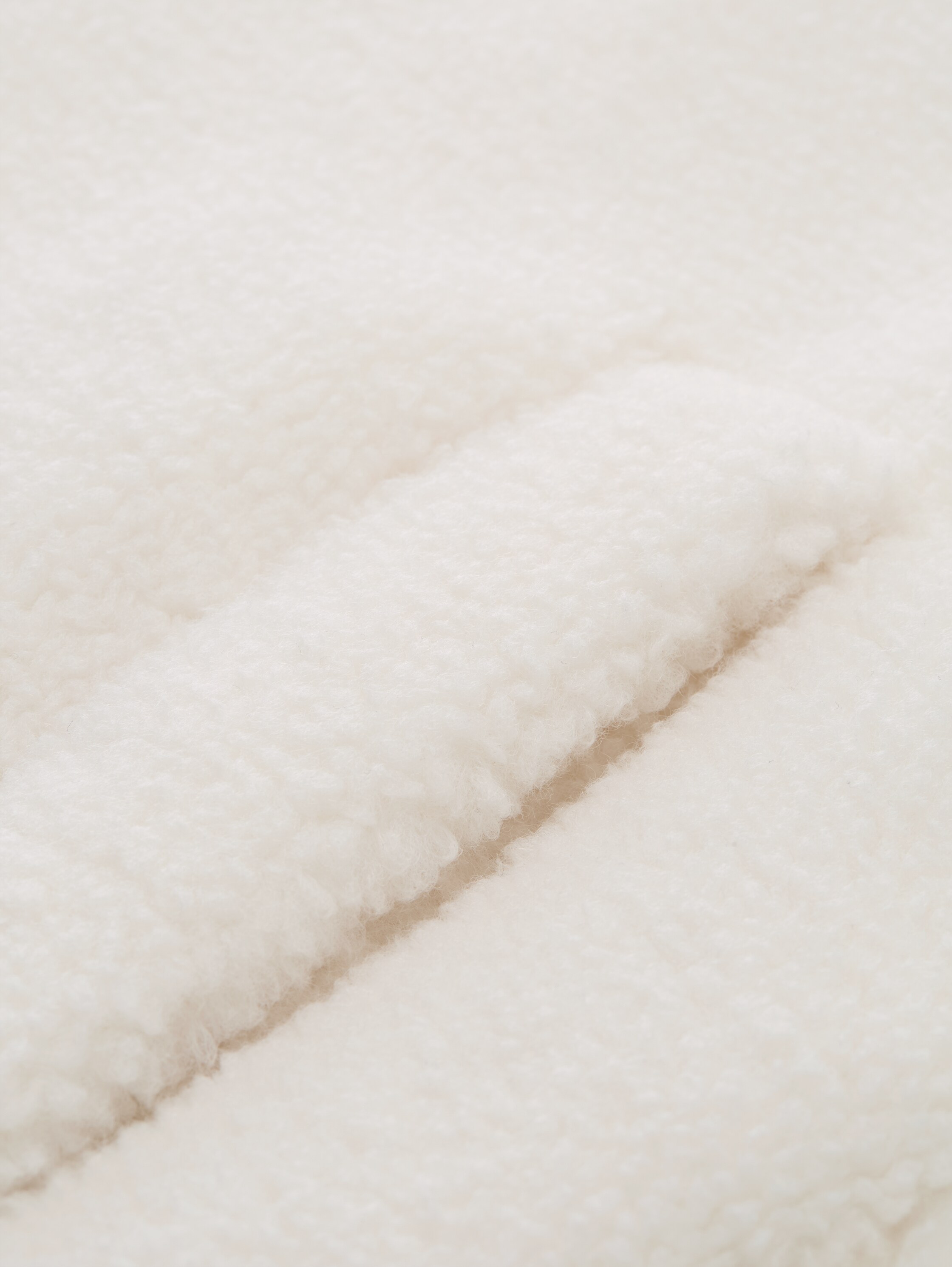 Veste Loose Fit Teddy - light cream beige - Vue détaillée du produit