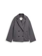 Selected, Caban jacket with wool content by Tom Tailor, grey