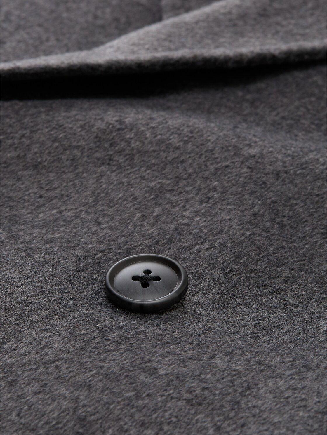 Cabanjacke mit Wollanteil - dark anthra melange - Produkt-Detail-Ansicht