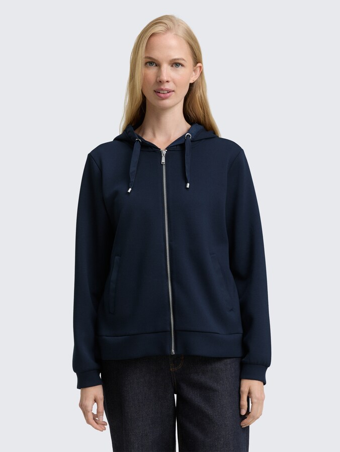 Scuba hooded sweatshirt by Women, sky captain blue