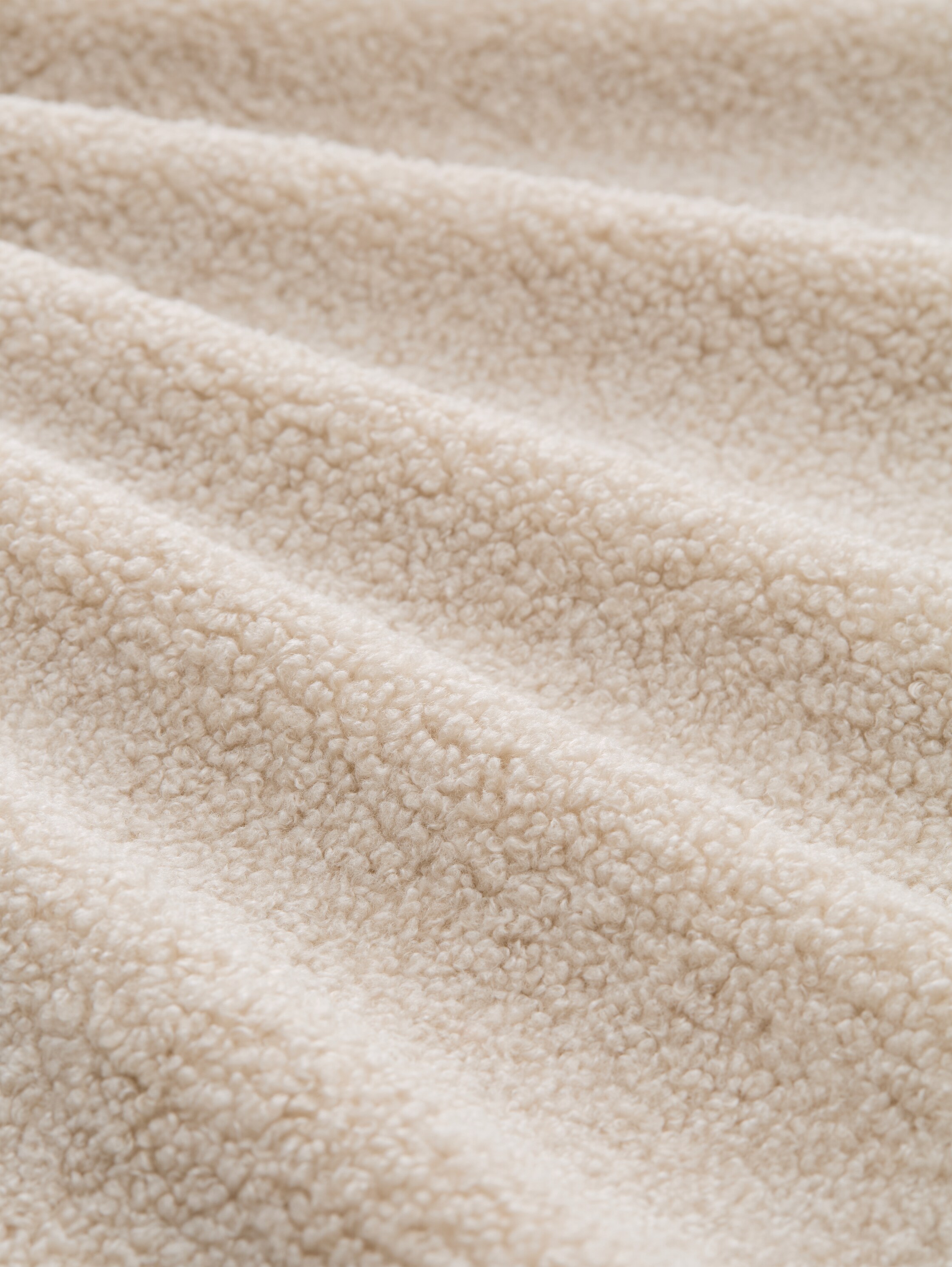 Teddy vest met capuchon - soft_taupe_grey_melange - 