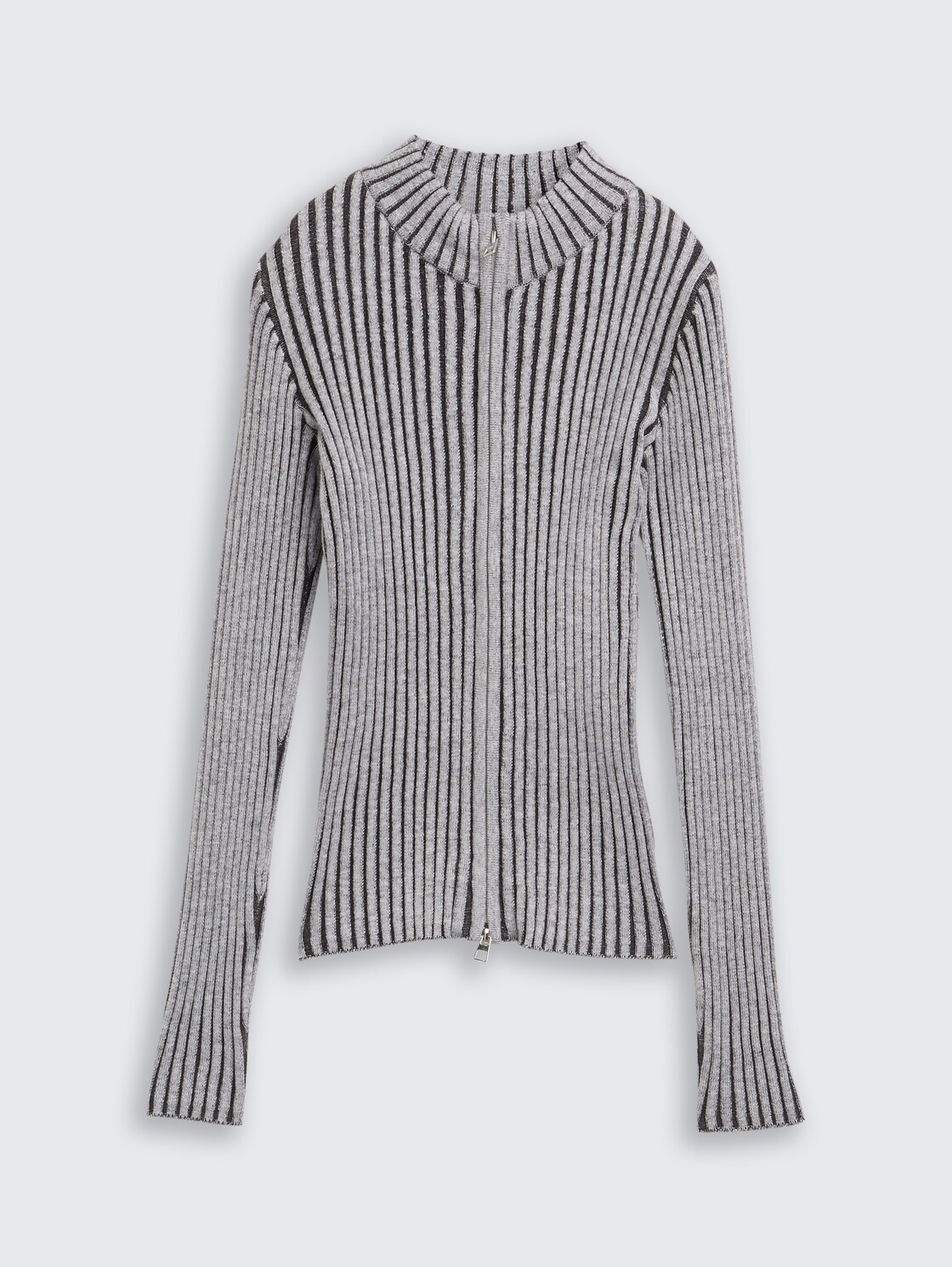 Cardigan mit Reißverschluss - coal grey