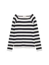 Nicht ausgewählt, Langarmshirt mit Streifenmuster von , blau