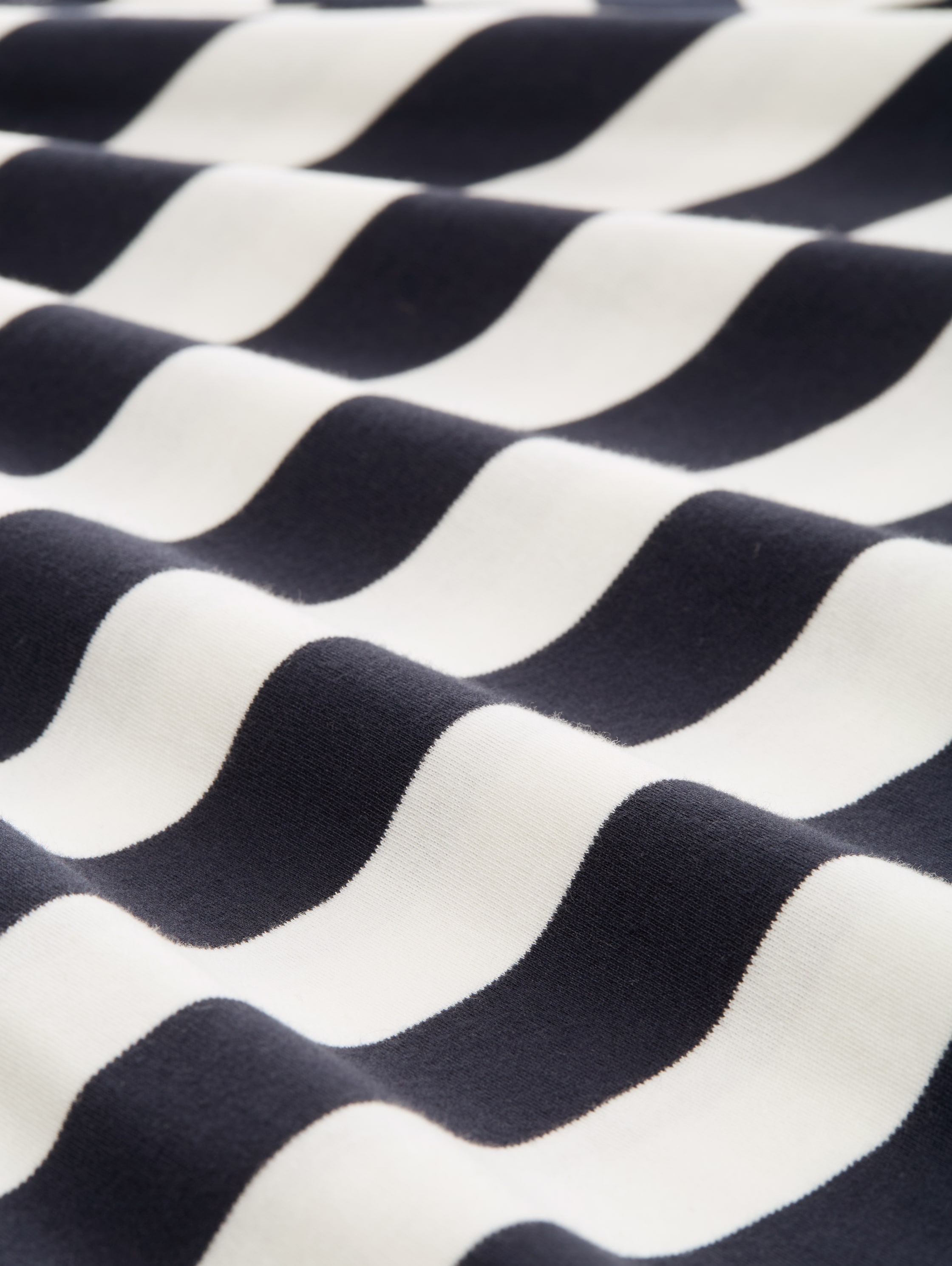 Langarmshirt mit Streifenmuster - lunar_eclipse_offwhite_stripe - 