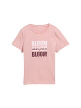 Ausgewählt, T-Shirt mit Print von Tom Tailor, rosa