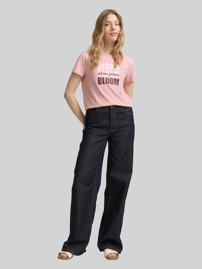 T-shirt met print door Women, Morning Pink