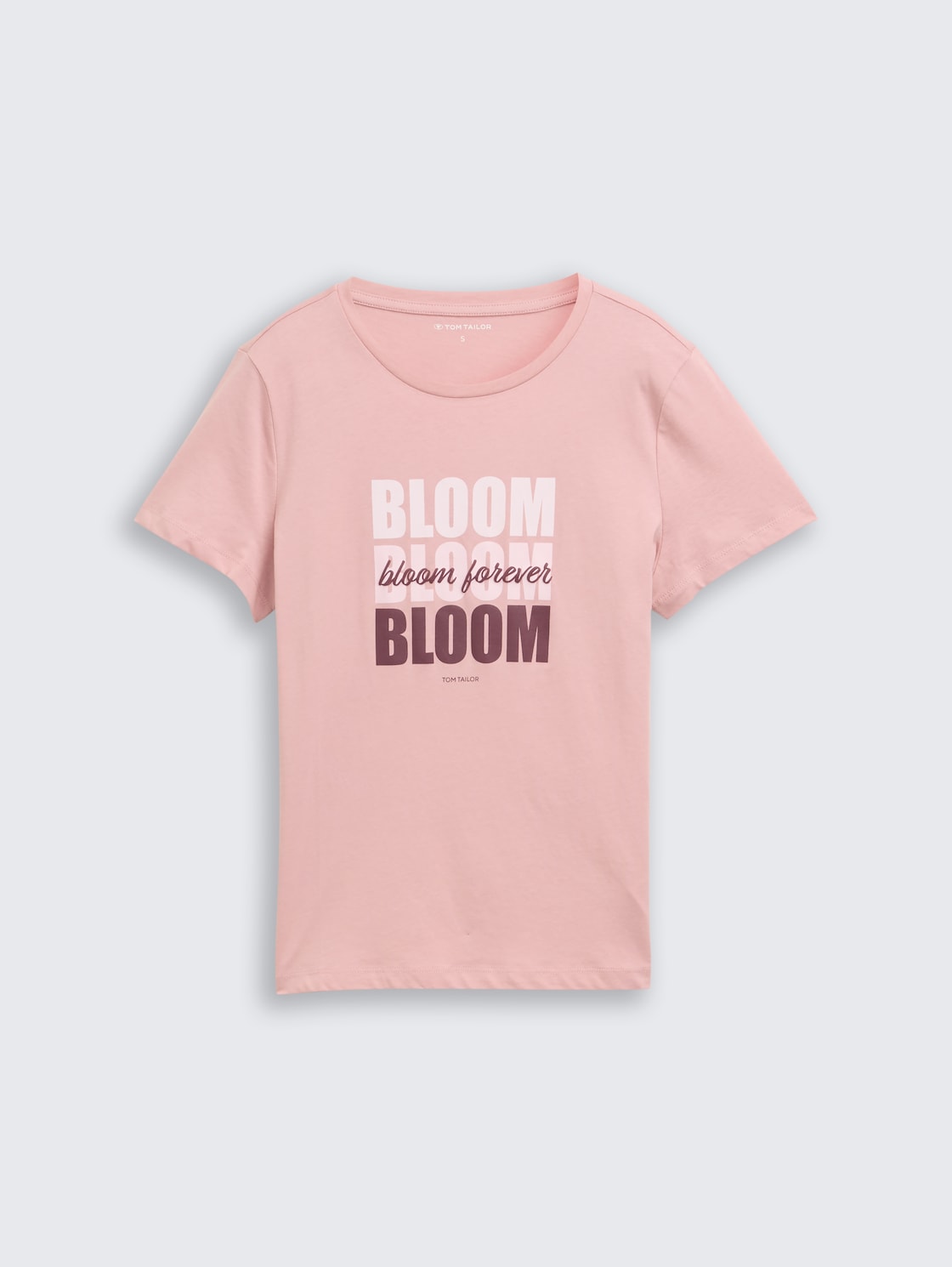 T-Shirt mit Print - Morning Pink - Vorder-Produkt-Ansicht