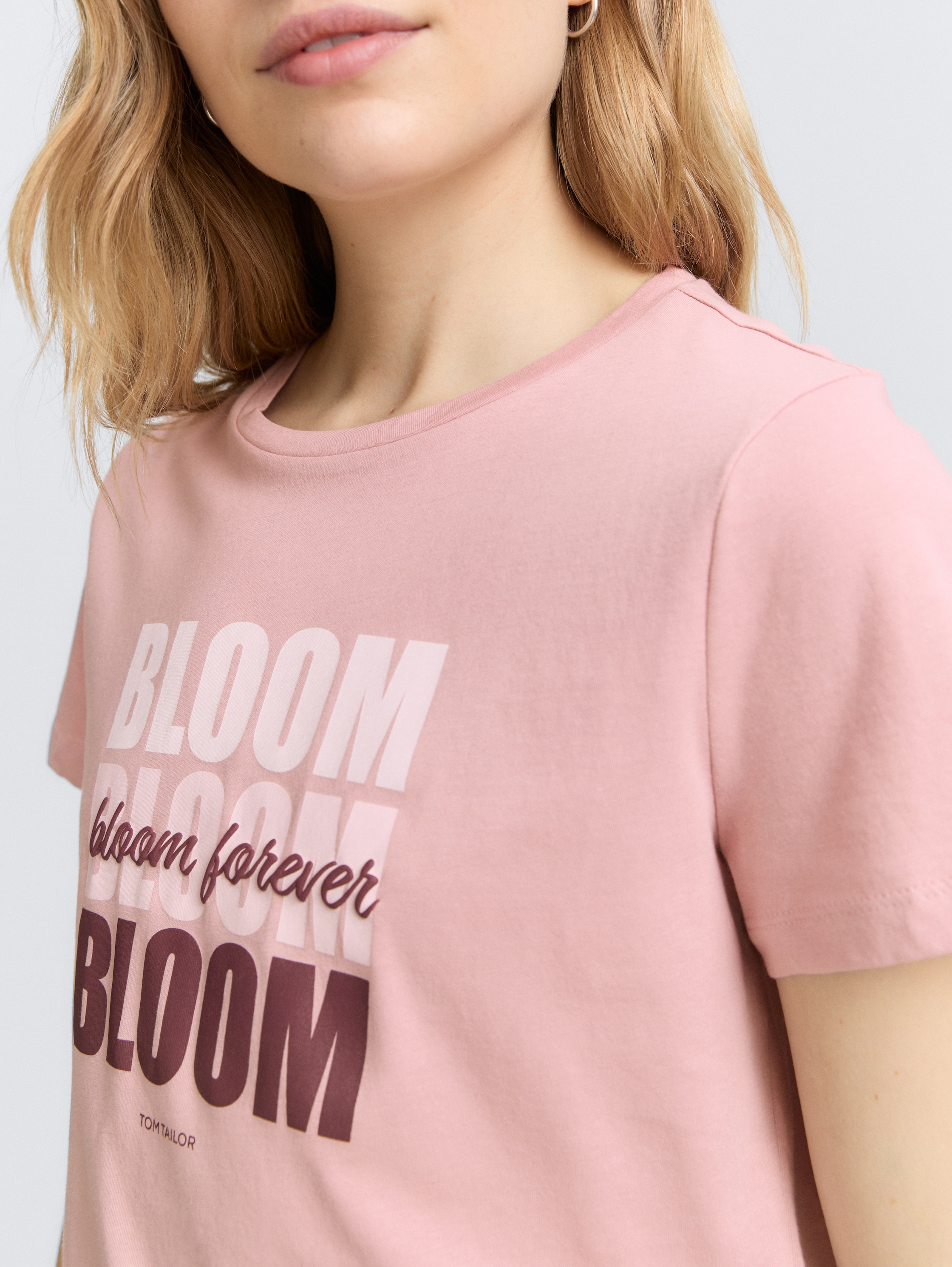 T-Shirt mit Print - morning_pink - 