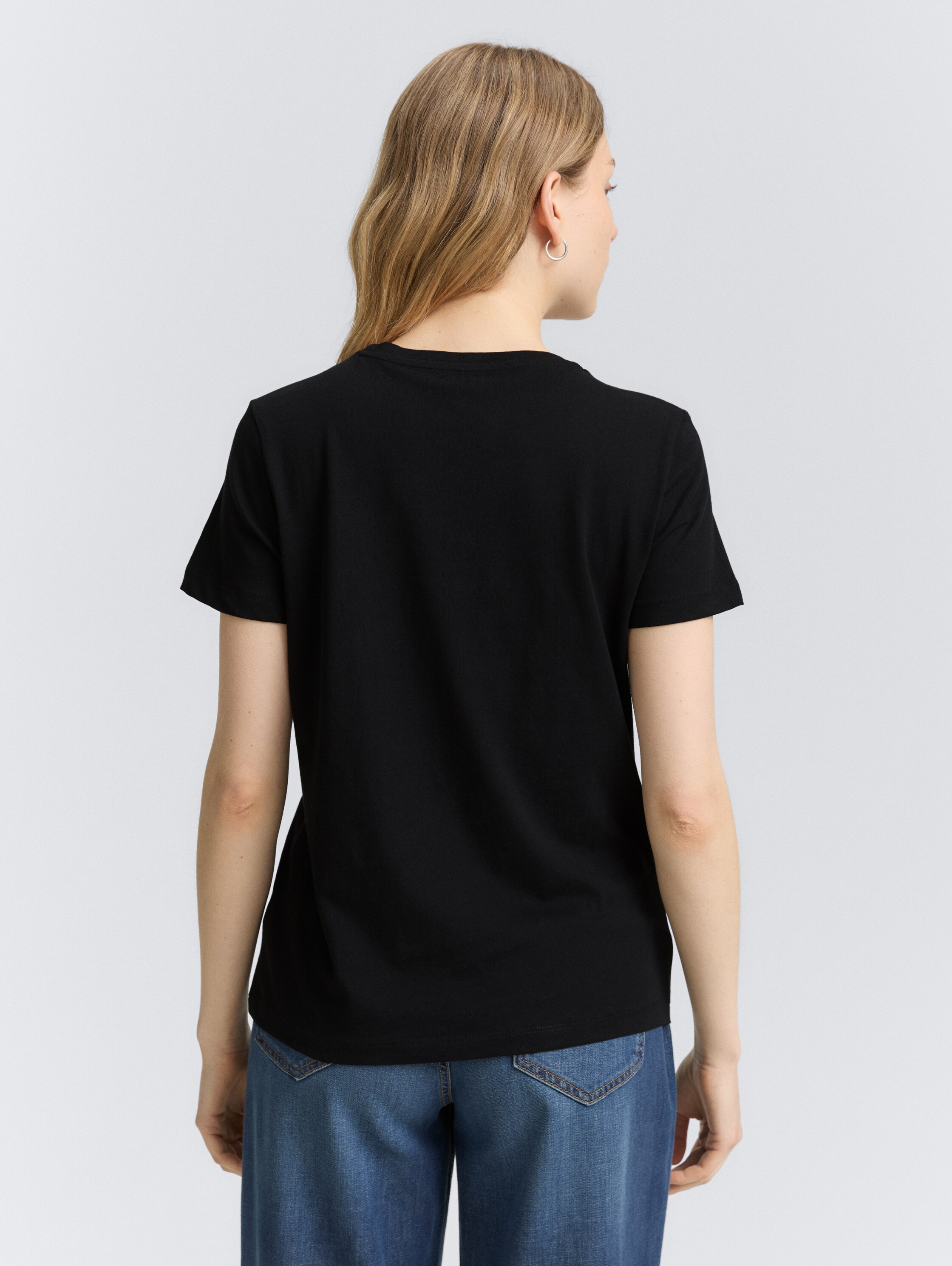 T-Shirt mit Print - deep_black_1 - 
