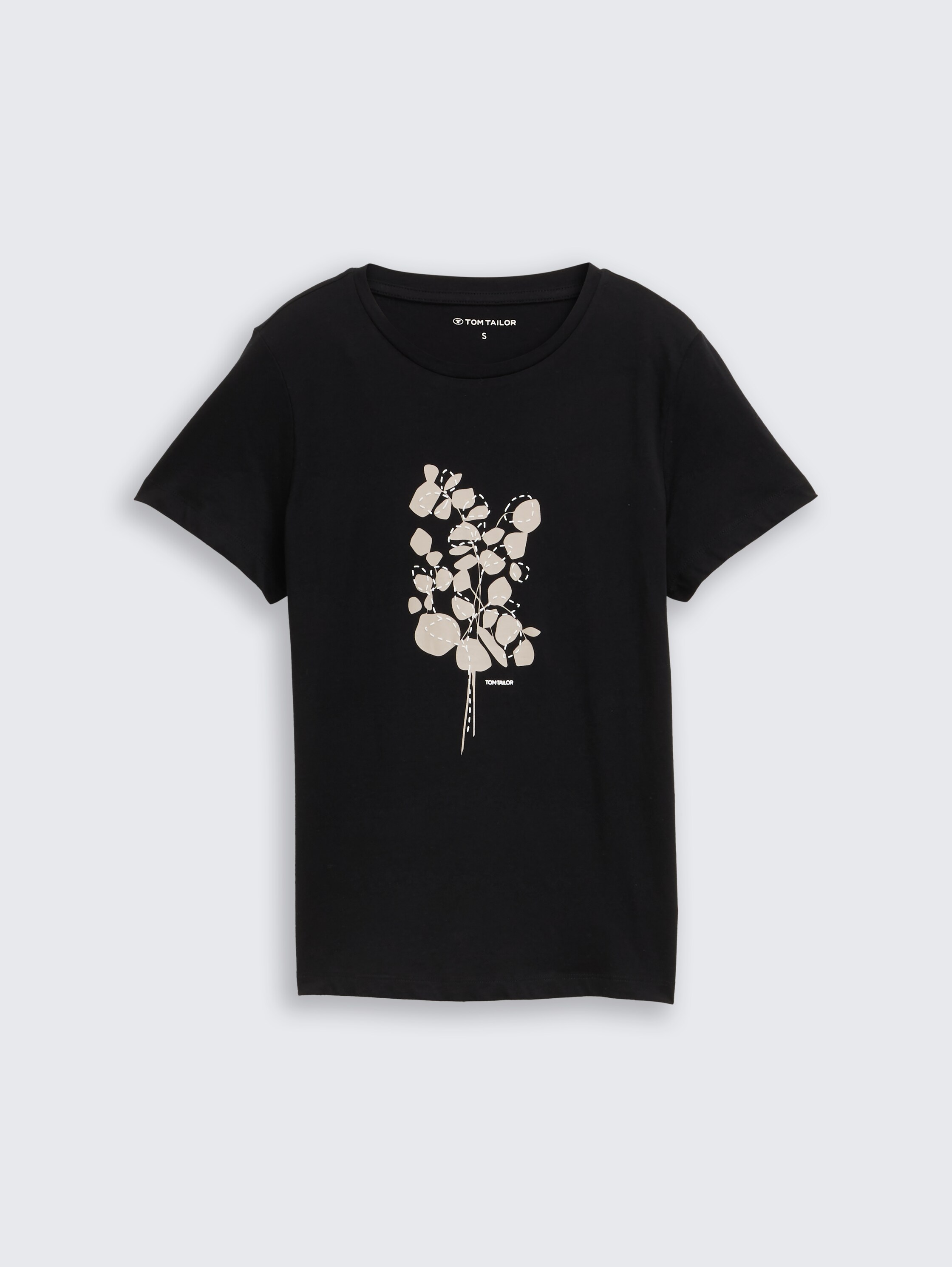 T-Shirt mit Print - deep_black_1 - 