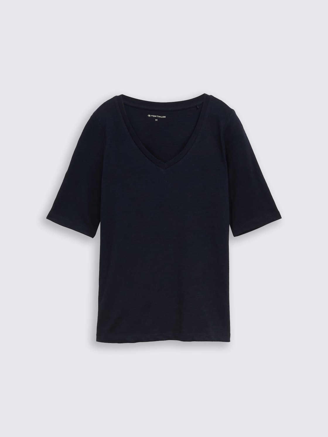 T-Shirt mit V-Ausschnitt - Lunar Eclipse - Vorder-Produkt-Ansicht