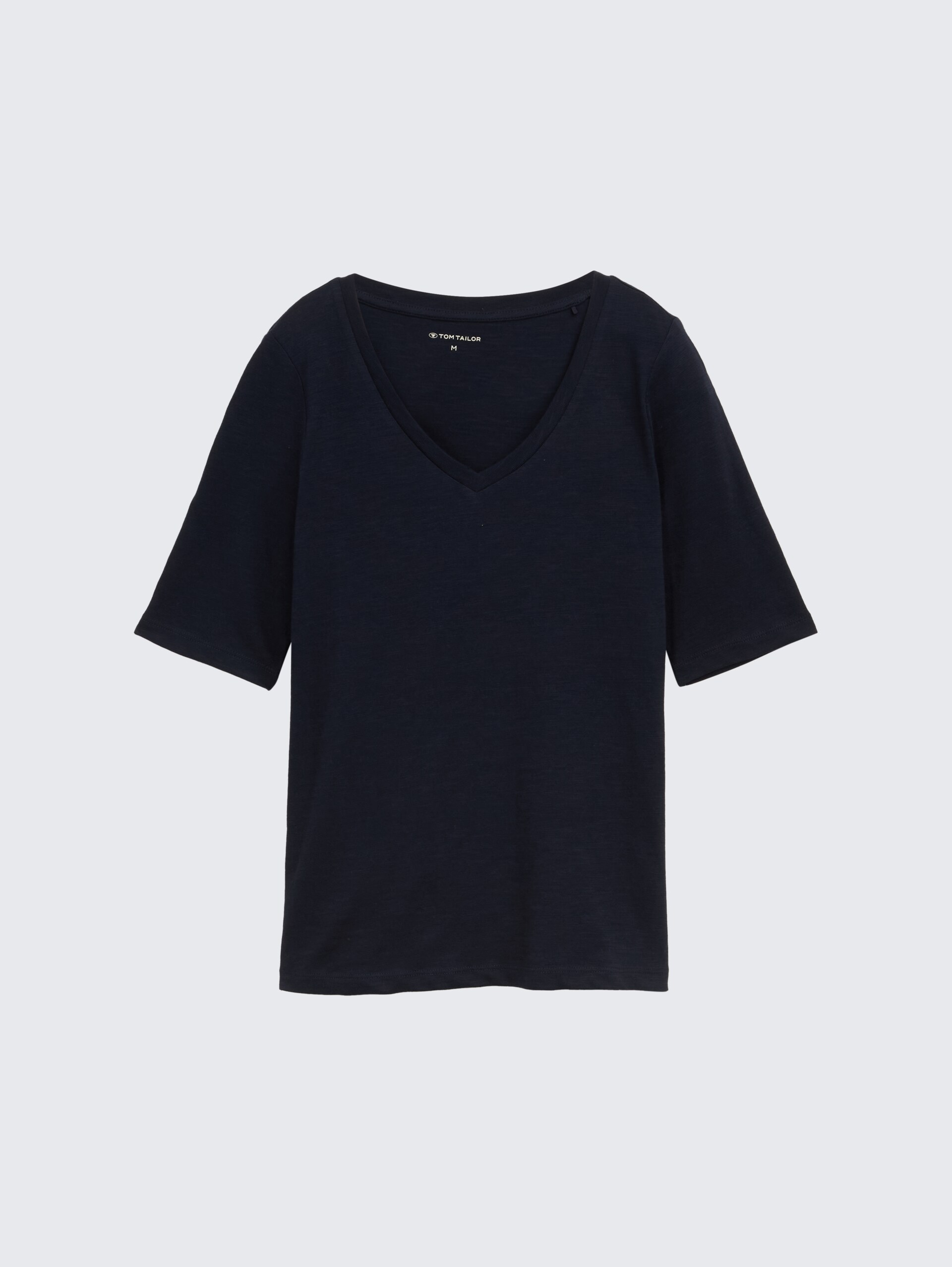 T-Shirt mit V-Ausschnitt - Lunar Eclipse - Vorder-Produkt-Ansicht