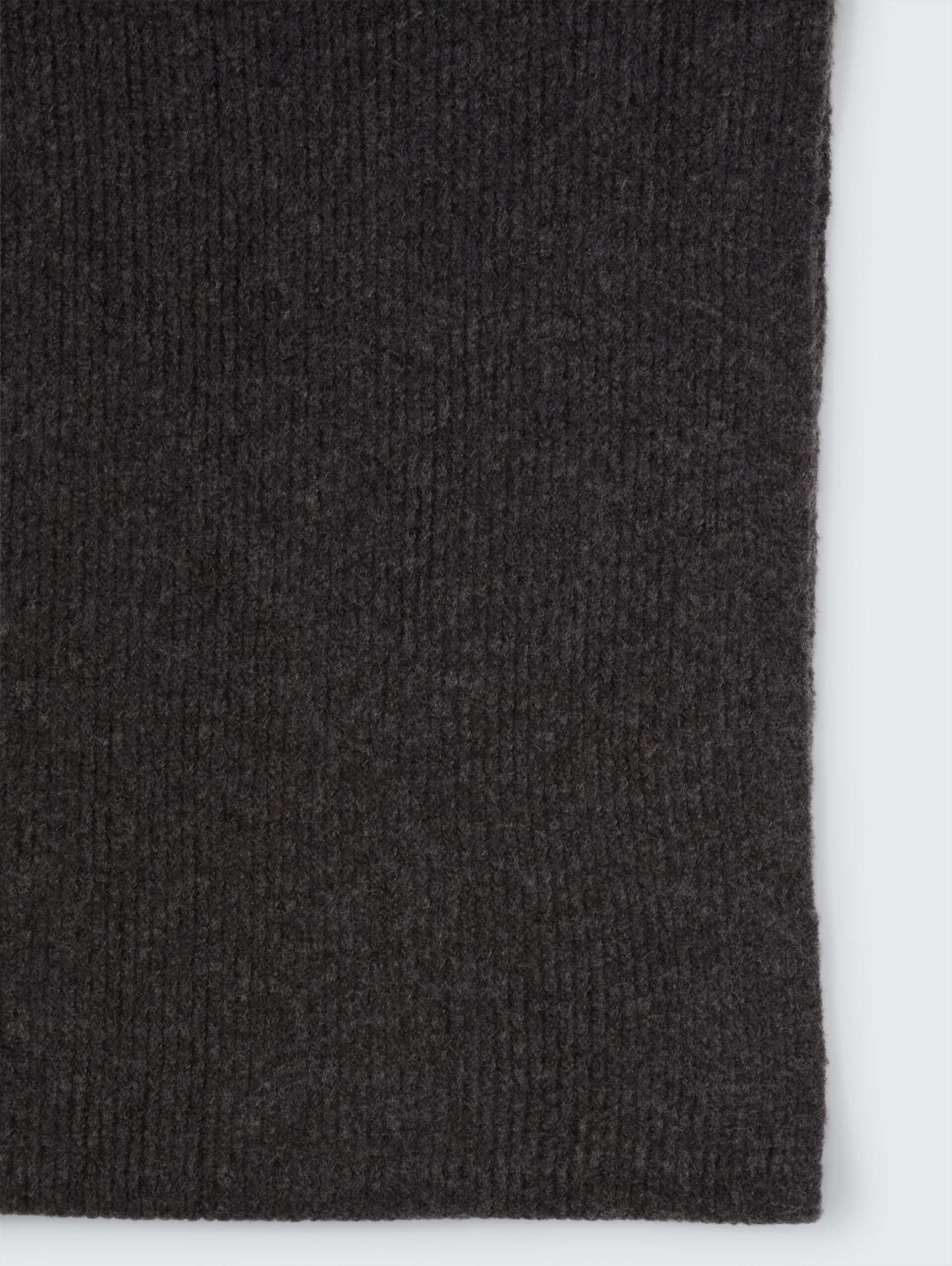 Cosy Schal in Melange-Optik - Shale Grey Melange - Material-Ansicht