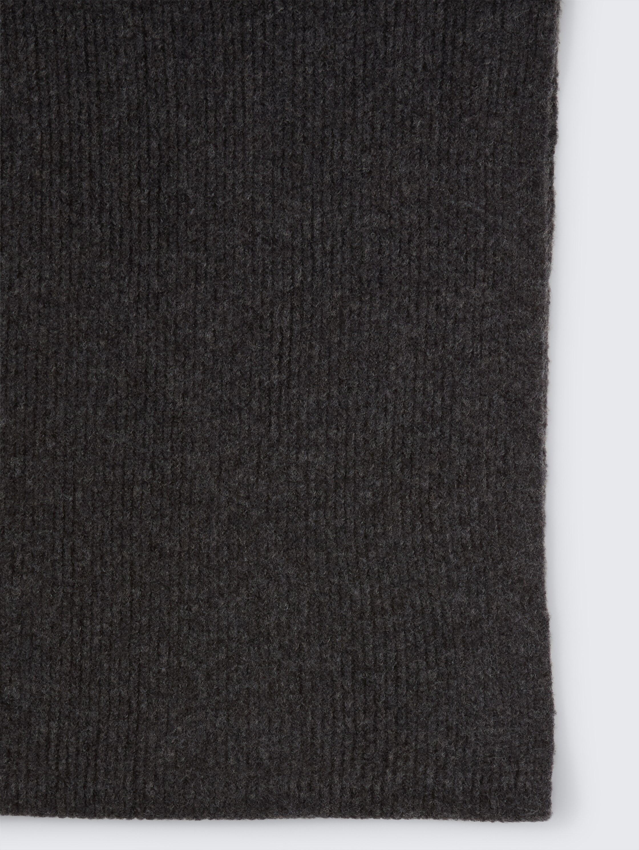 Cosy sjaal in gemêleerde look - Shale Grey Melange - Materiaalweergave