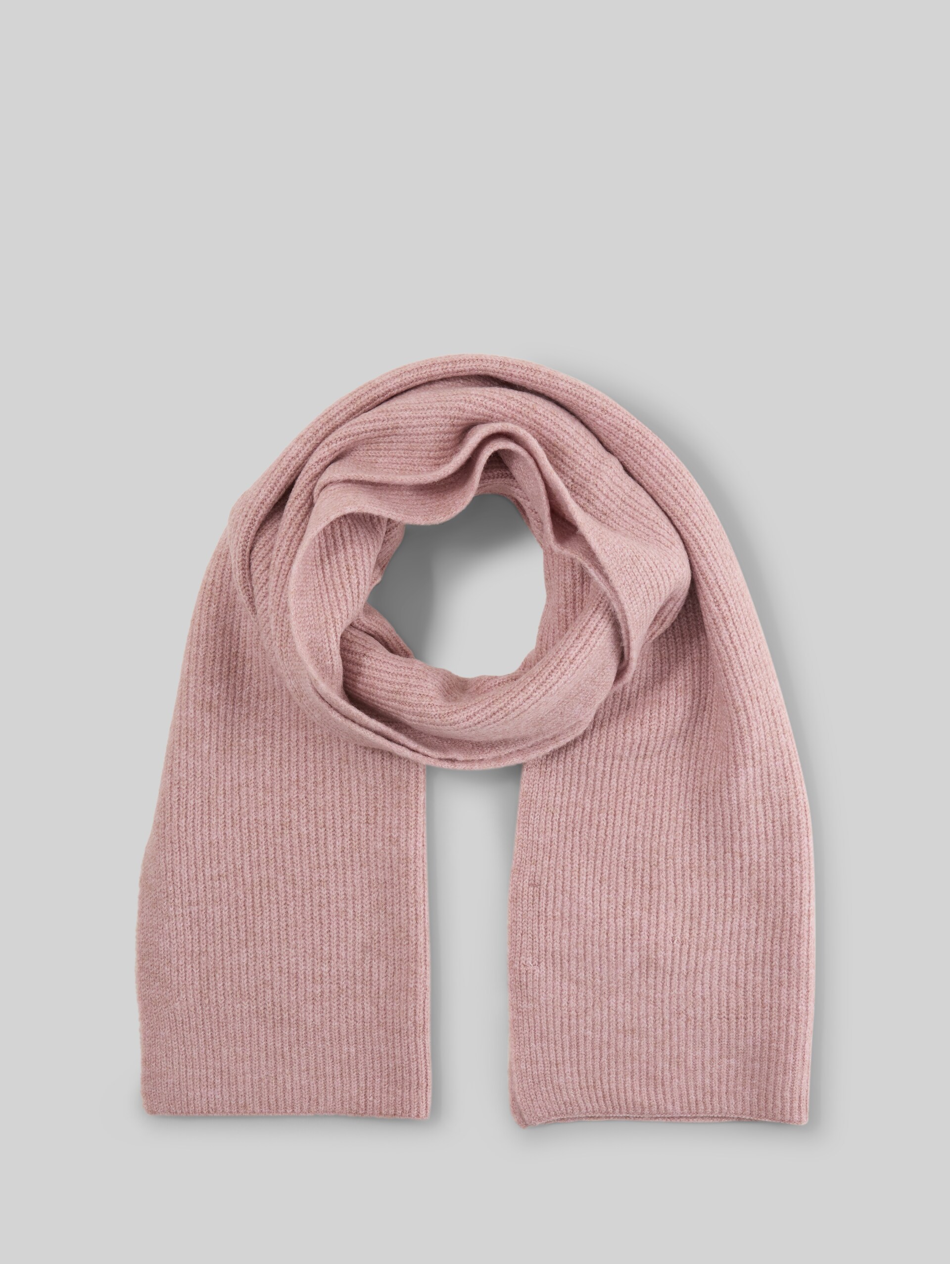 Cosy scarf in melange look - Antique Rose Melange - Front product view