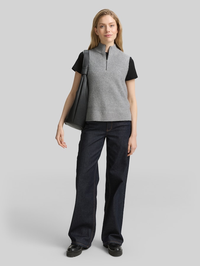 Troyer trui door Women, medium silver grey melange