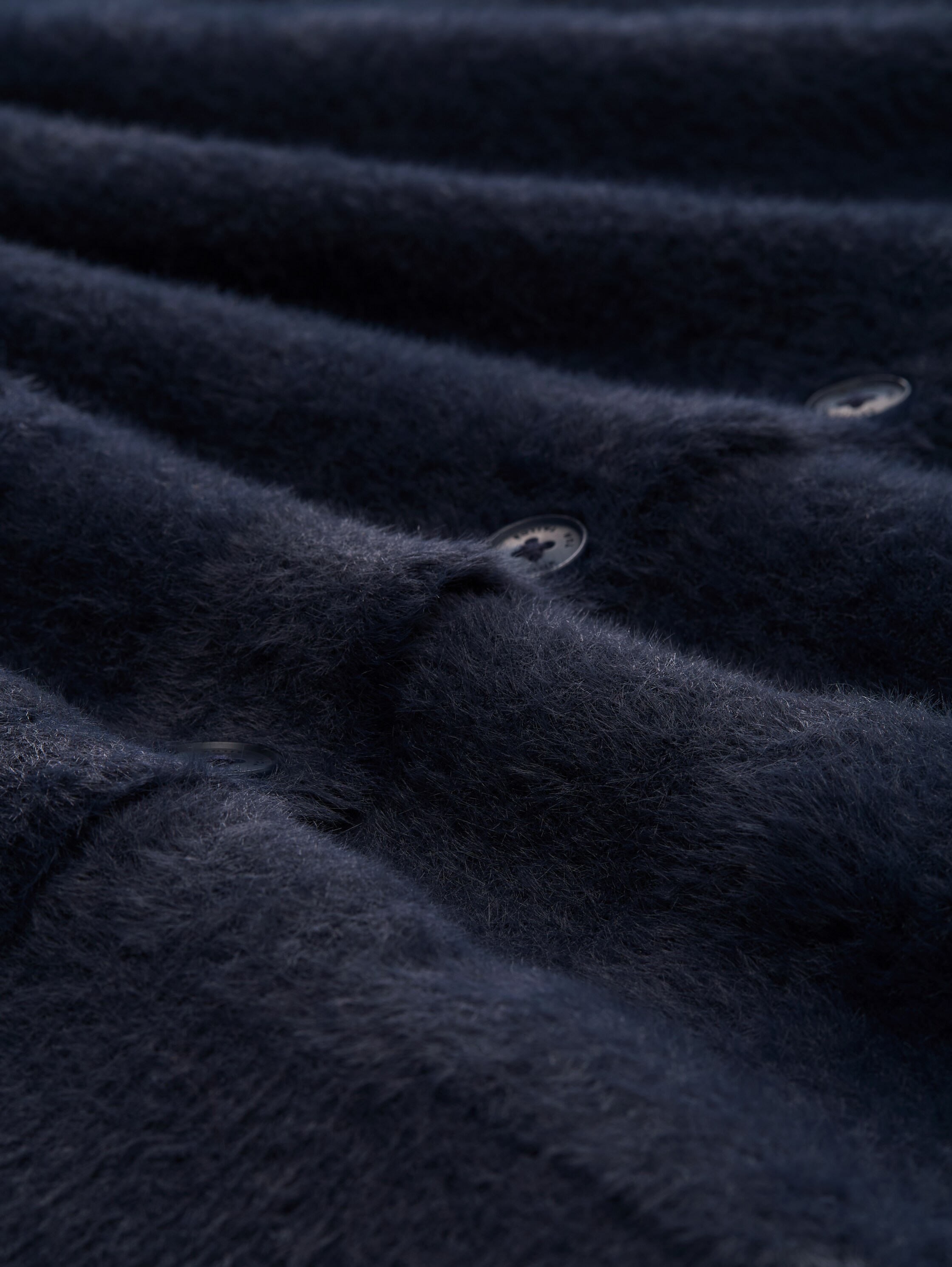 Federgarn-Cardigan mit Knopfleiste - lunar_eclipse - 