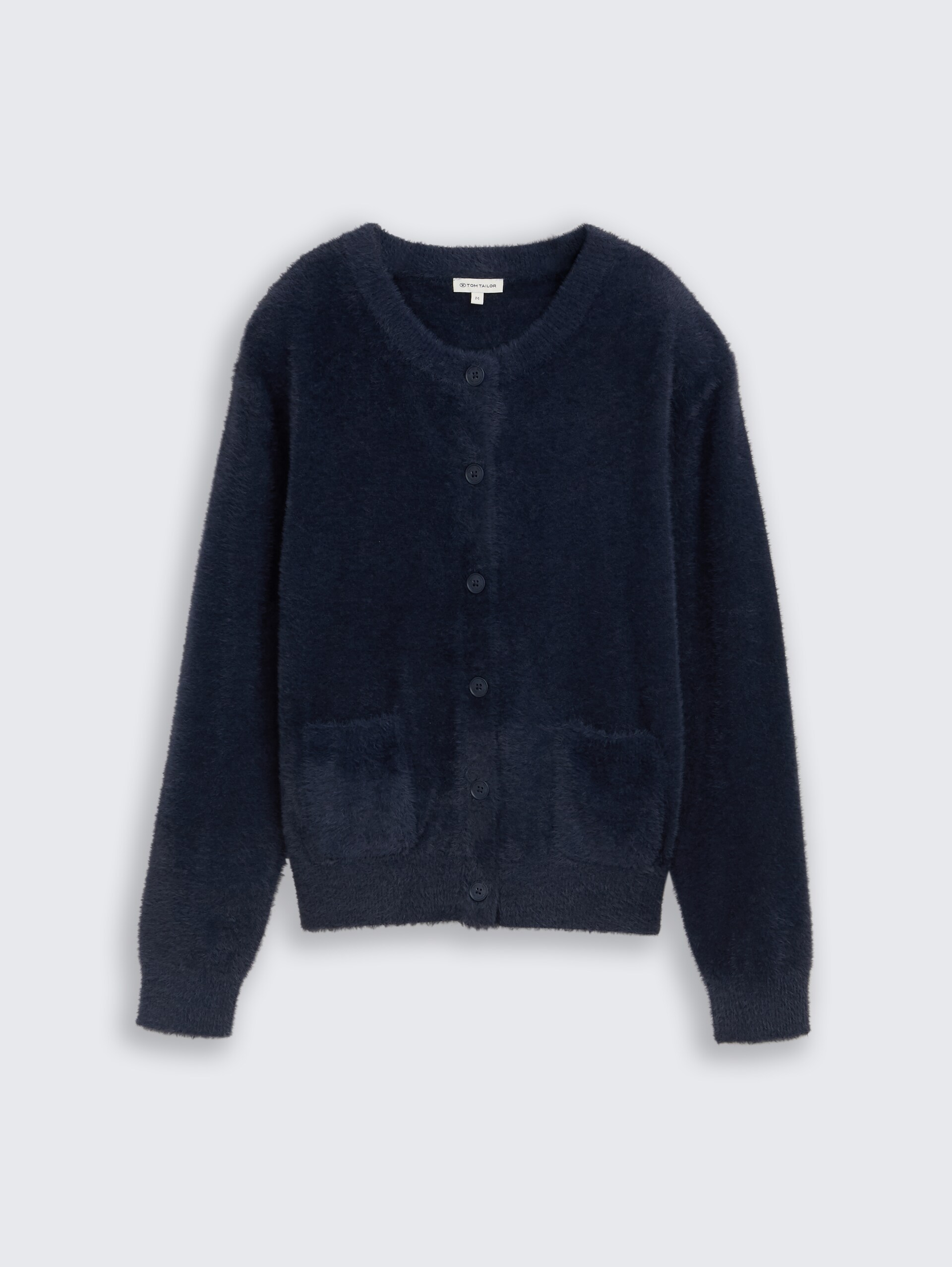 Federgarn-Cardigan mit Knopfleiste - Lunar Eclipse