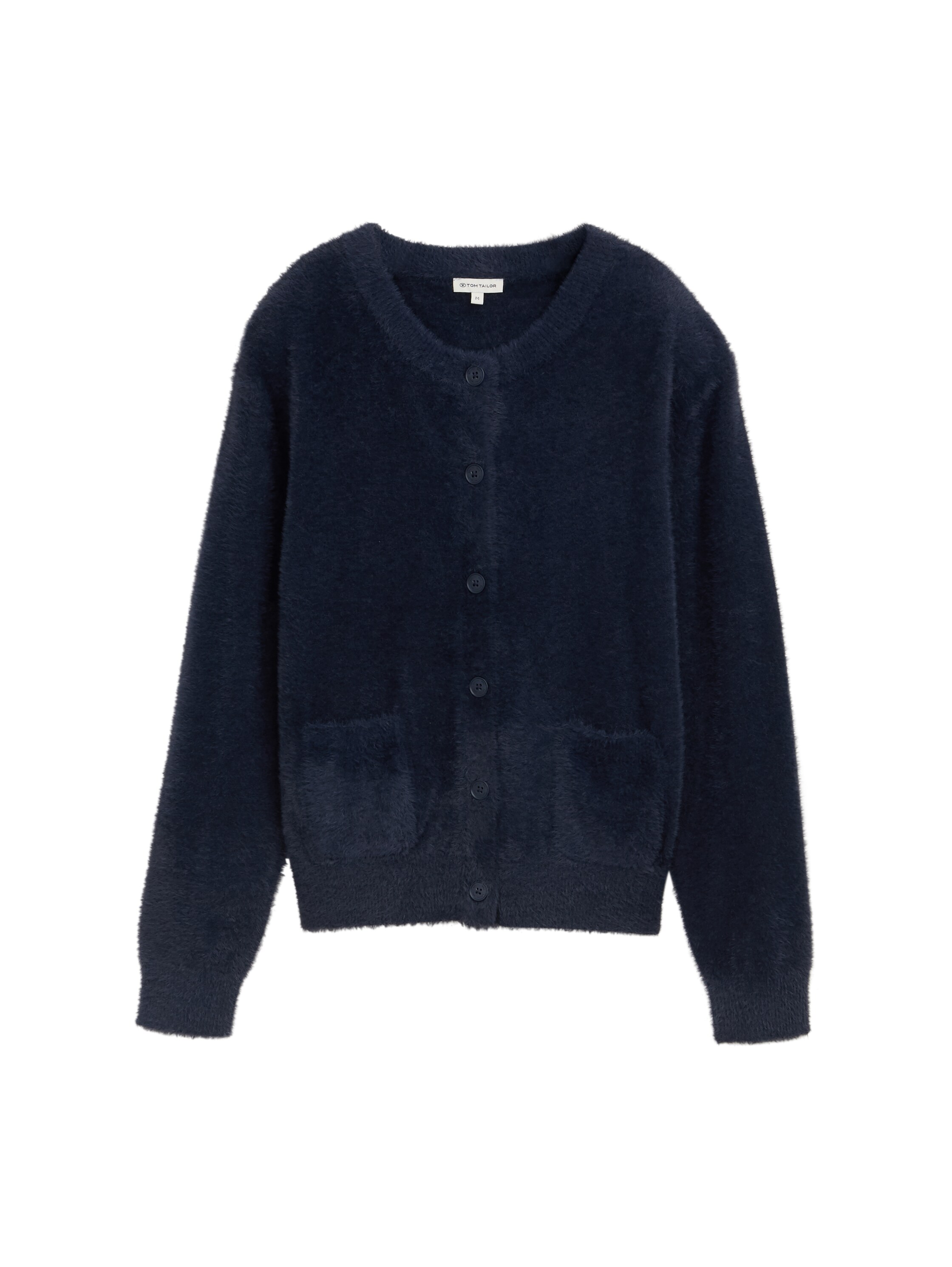 Federgarn-Cardigan mit Knopfleiste - lunar_eclipse - 