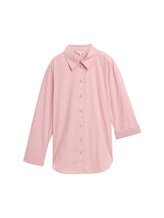 Geselecteerd, Losvallende popeline overhemdblouse door Tom Tailor, rosa