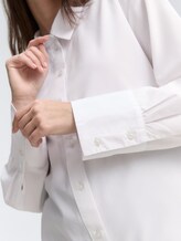 Chemise ample en popeline - White - Vue détaillée du modèle