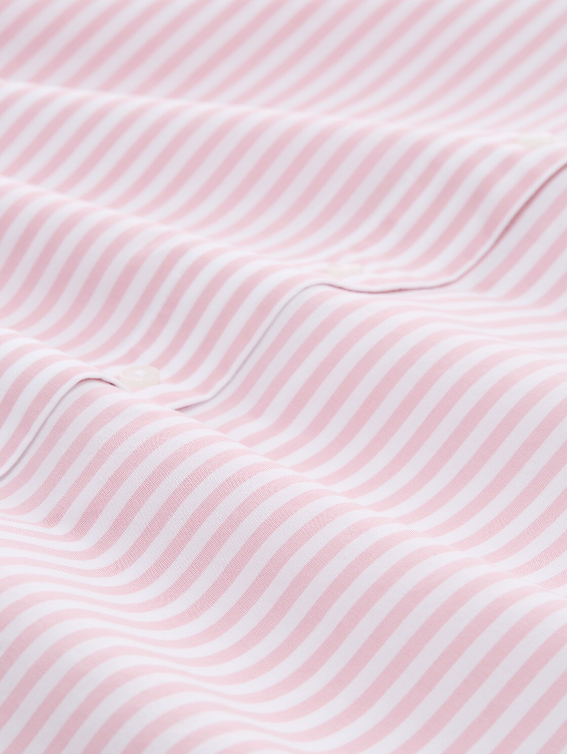 Loose Fit Popeline Hemdbluse - mid pink white small stripe - Material-Ansicht