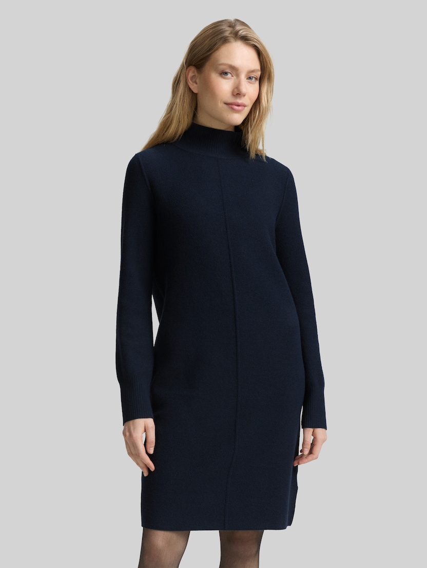 Strickkleid mit Stehkragen von Women, Lunar Eclipse