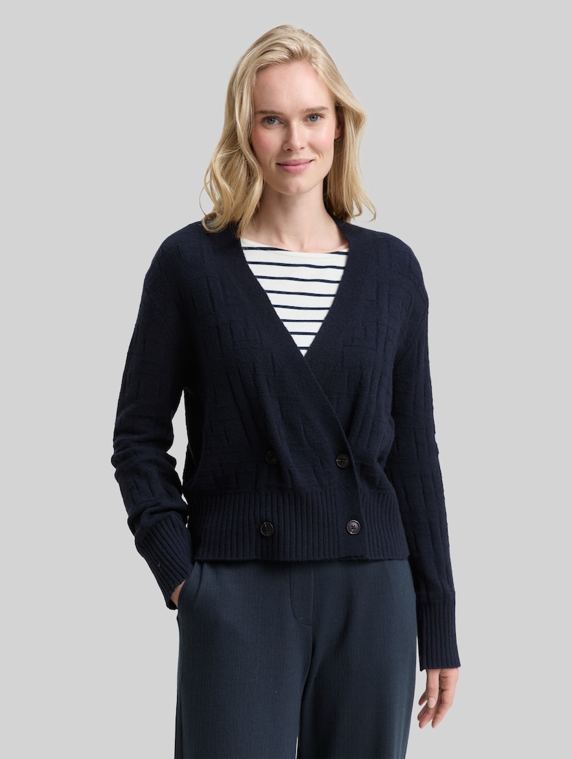 Cardigan in Wickel-Optik von Women, Lunar Eclipse