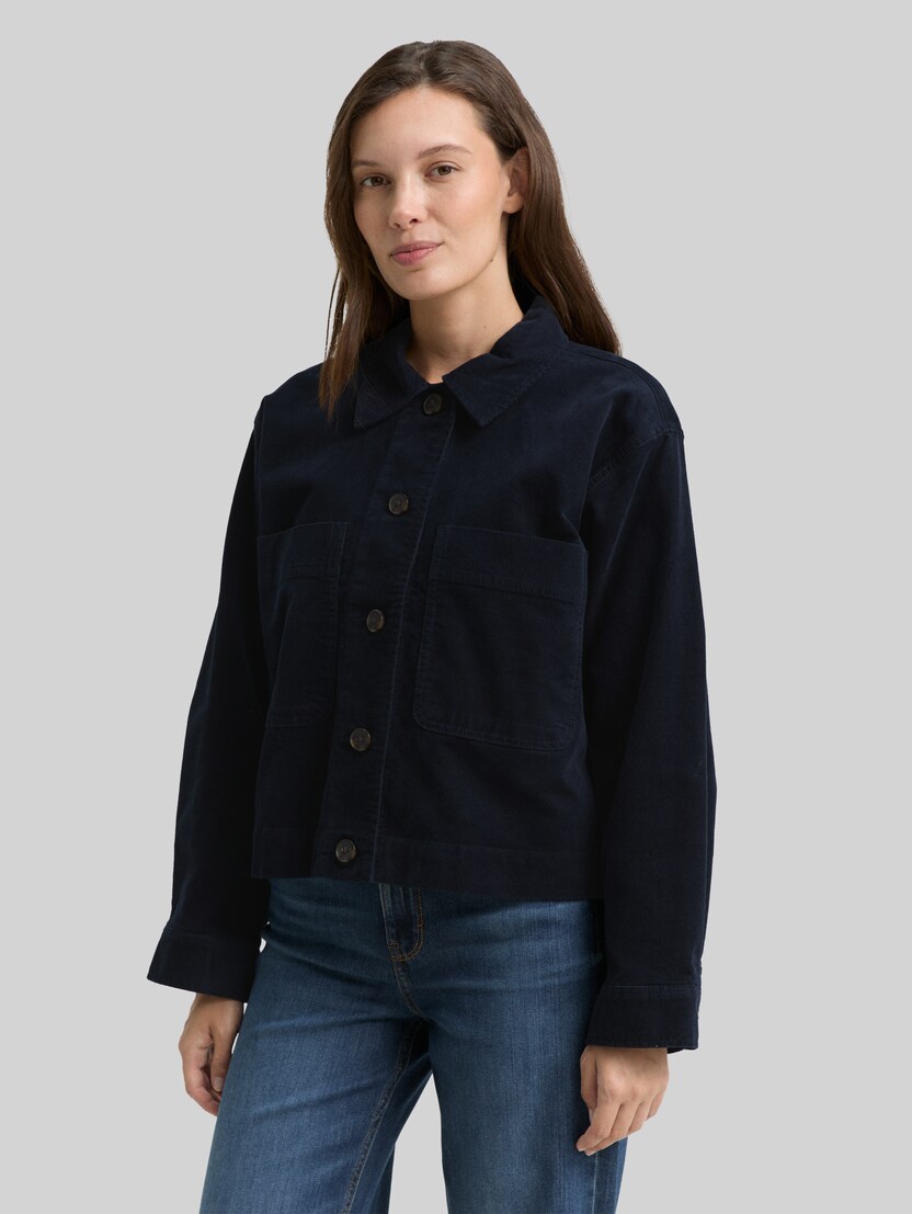 Groot corduroy jack door Women, Lunar Eclipse