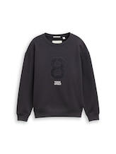 Selected, Oversized sweatshirt with appliqué by Tom Tailor, grey