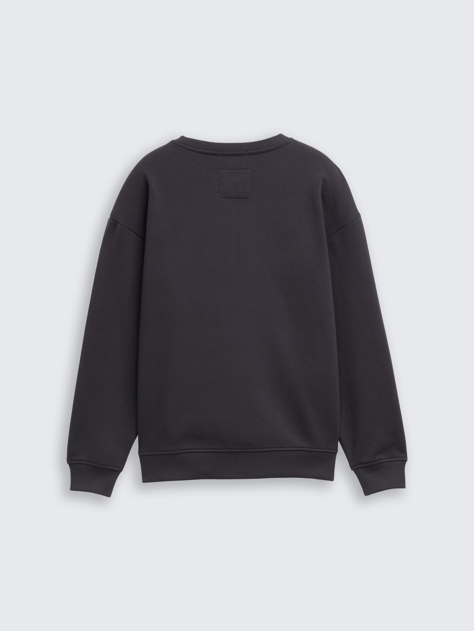 Oversize Sweatshirt mit Applikation - coal grey