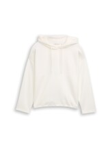 Nicht ausgewählt, Loose Fit Scuba Hoodie Sweatshirt von , weiß