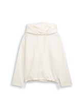 Nicht ausgewählt, Loose Fit Scuba Hoodie Sweatshirt von , weiß