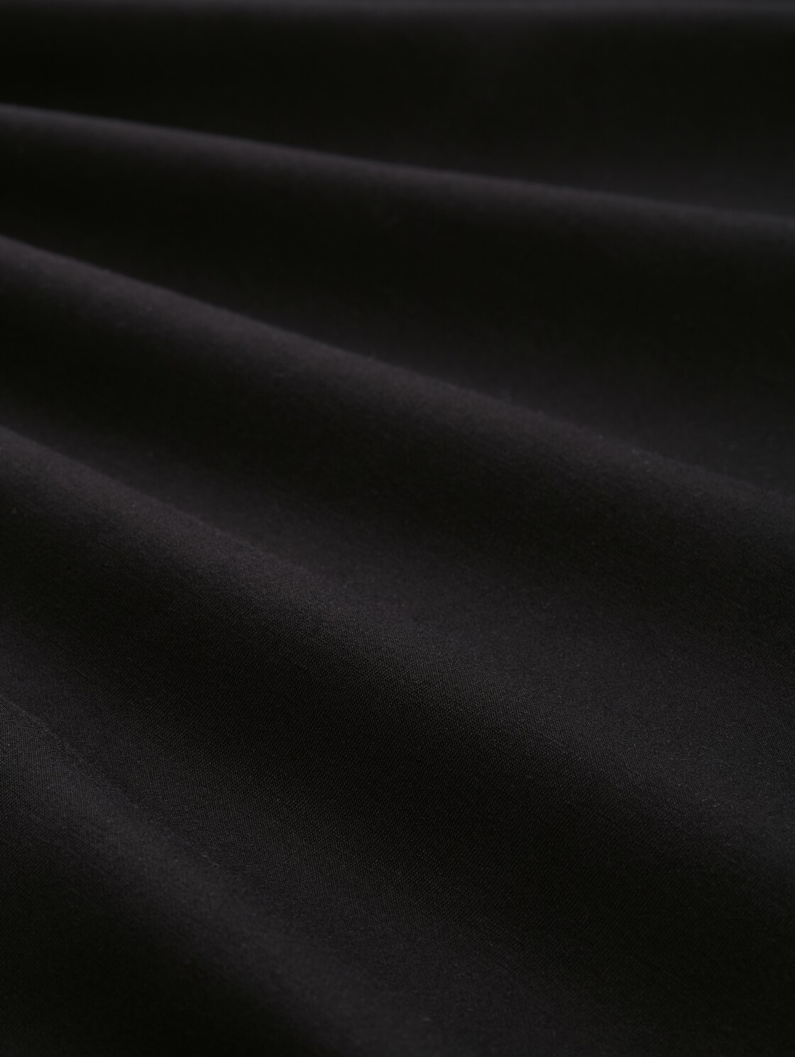 Loose Fit Scuba Hoodie Sweatshirt - deep black - Material-Ansicht