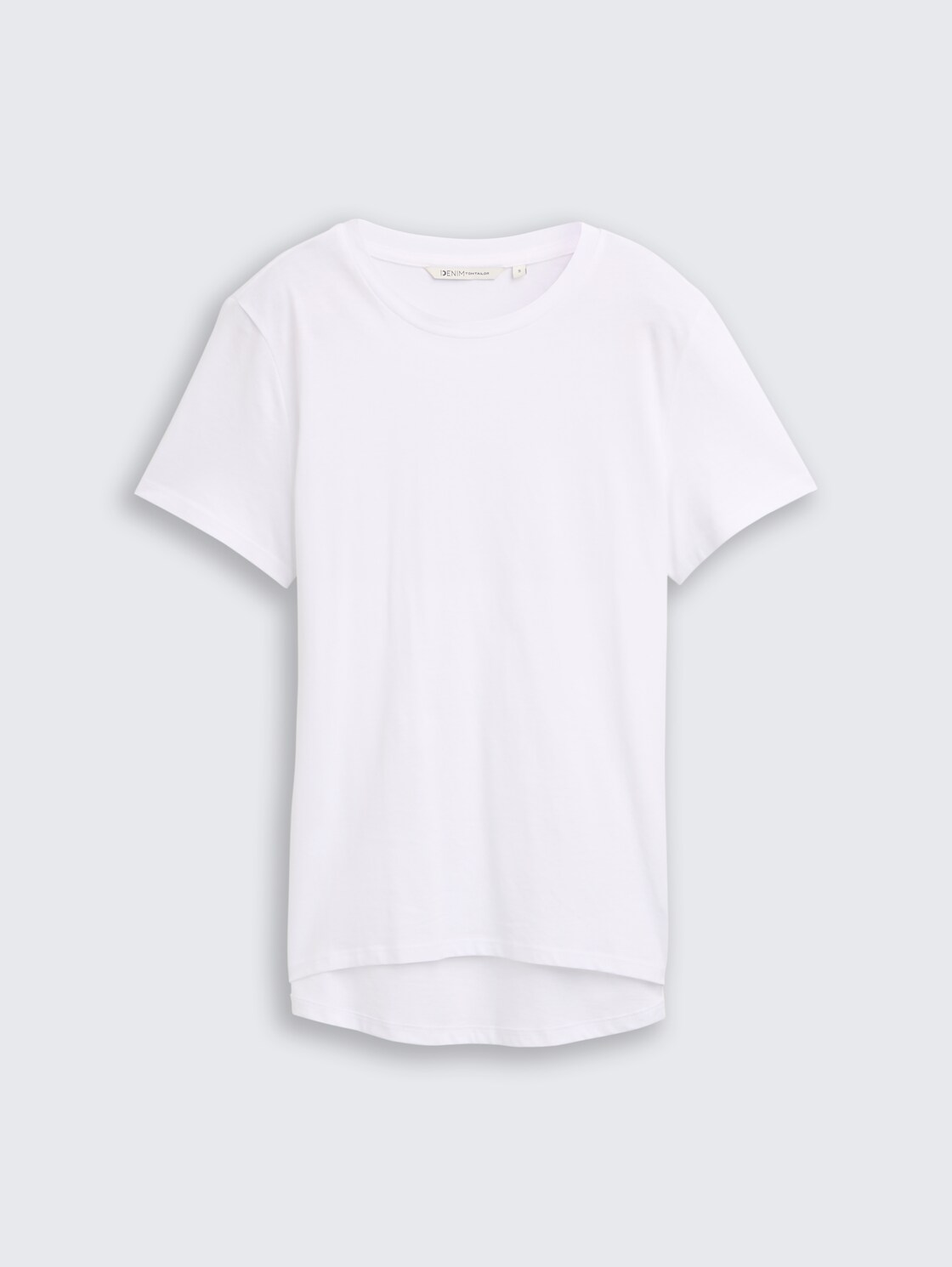 Loose Fit T-Shirt - White - Vorder-Produkt-Ansicht