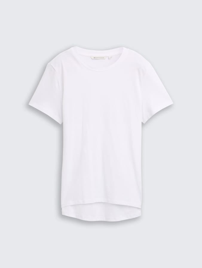 Loose Fit T-Shirt von Denim Female, White