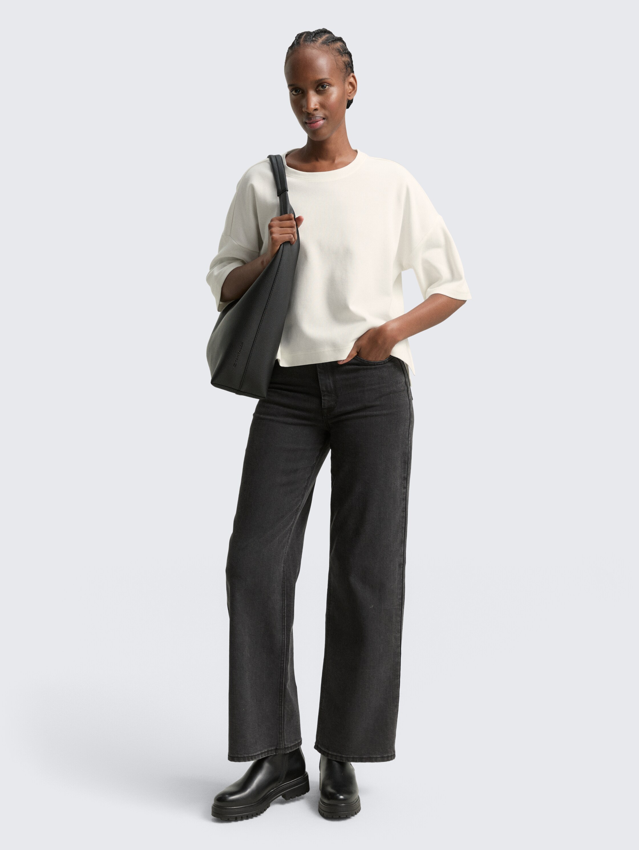 Boxy fit T-shirt - off_white_1 - 