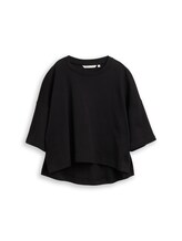 Ausgewählt, Boxy Fit T-Shirt von Tom Tailor, schwarz