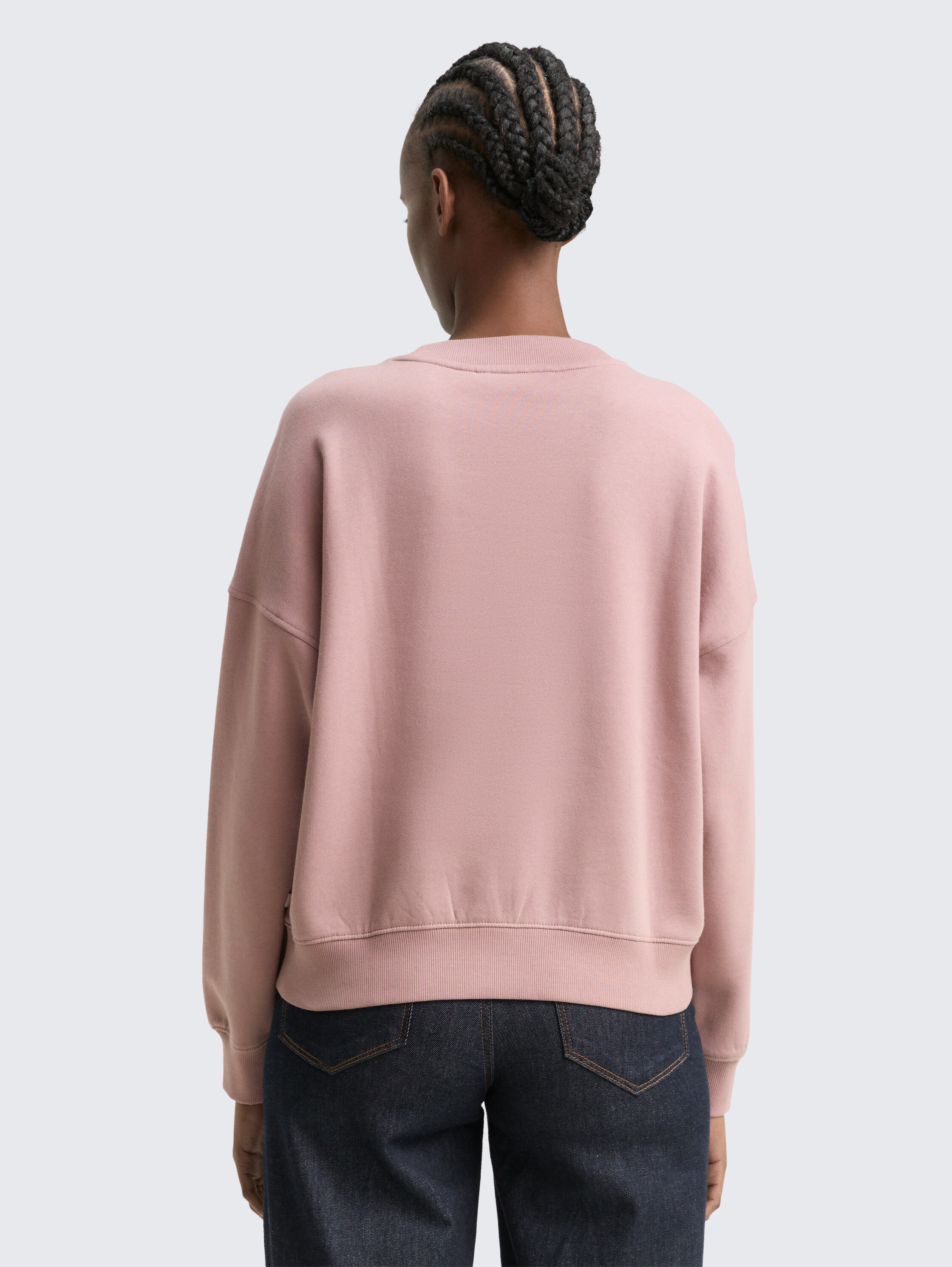 Loose Fit Sweatshirt - antique_rose - 