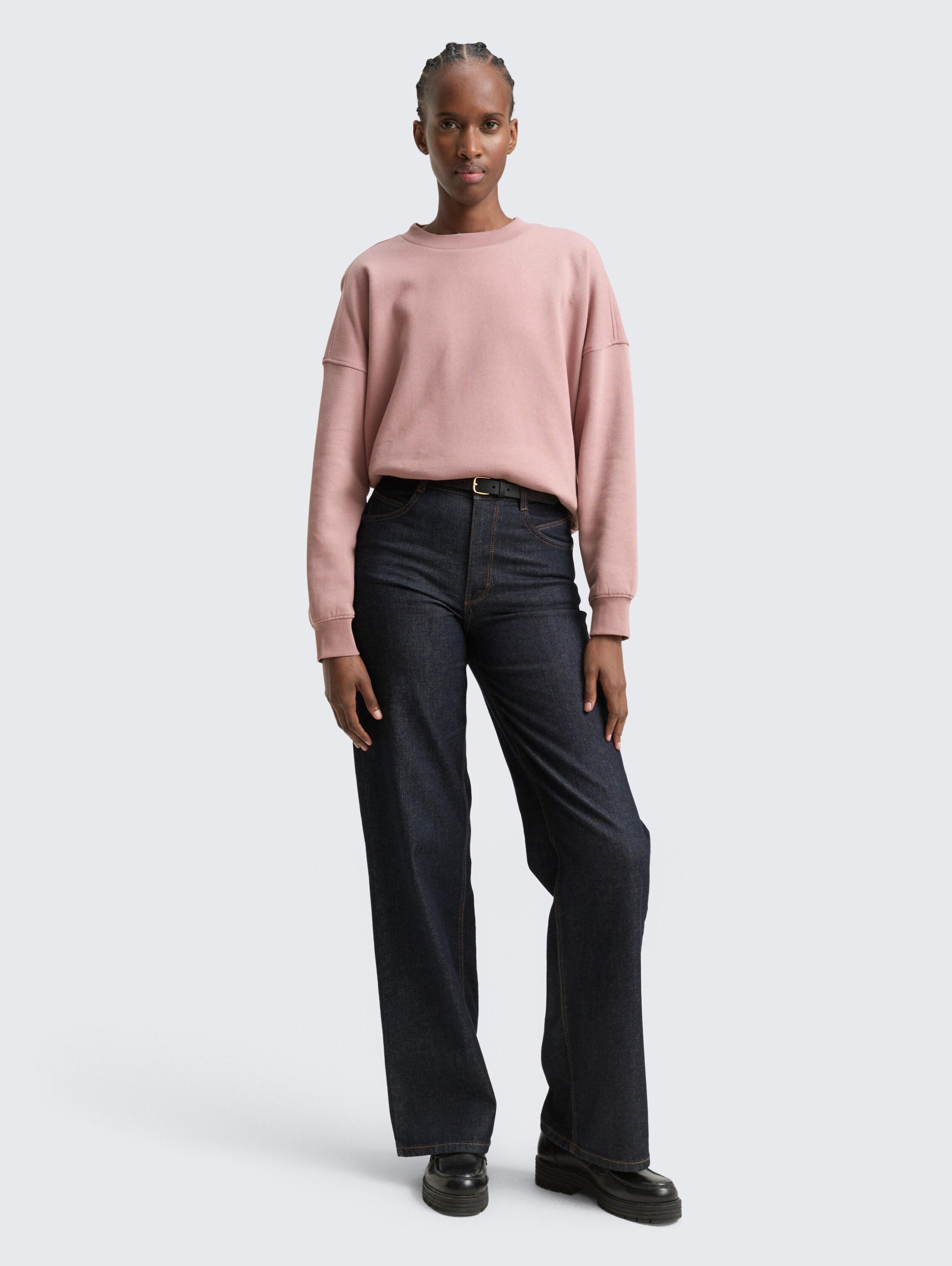 Loose Fit Sweatshirt - antique_rose - 