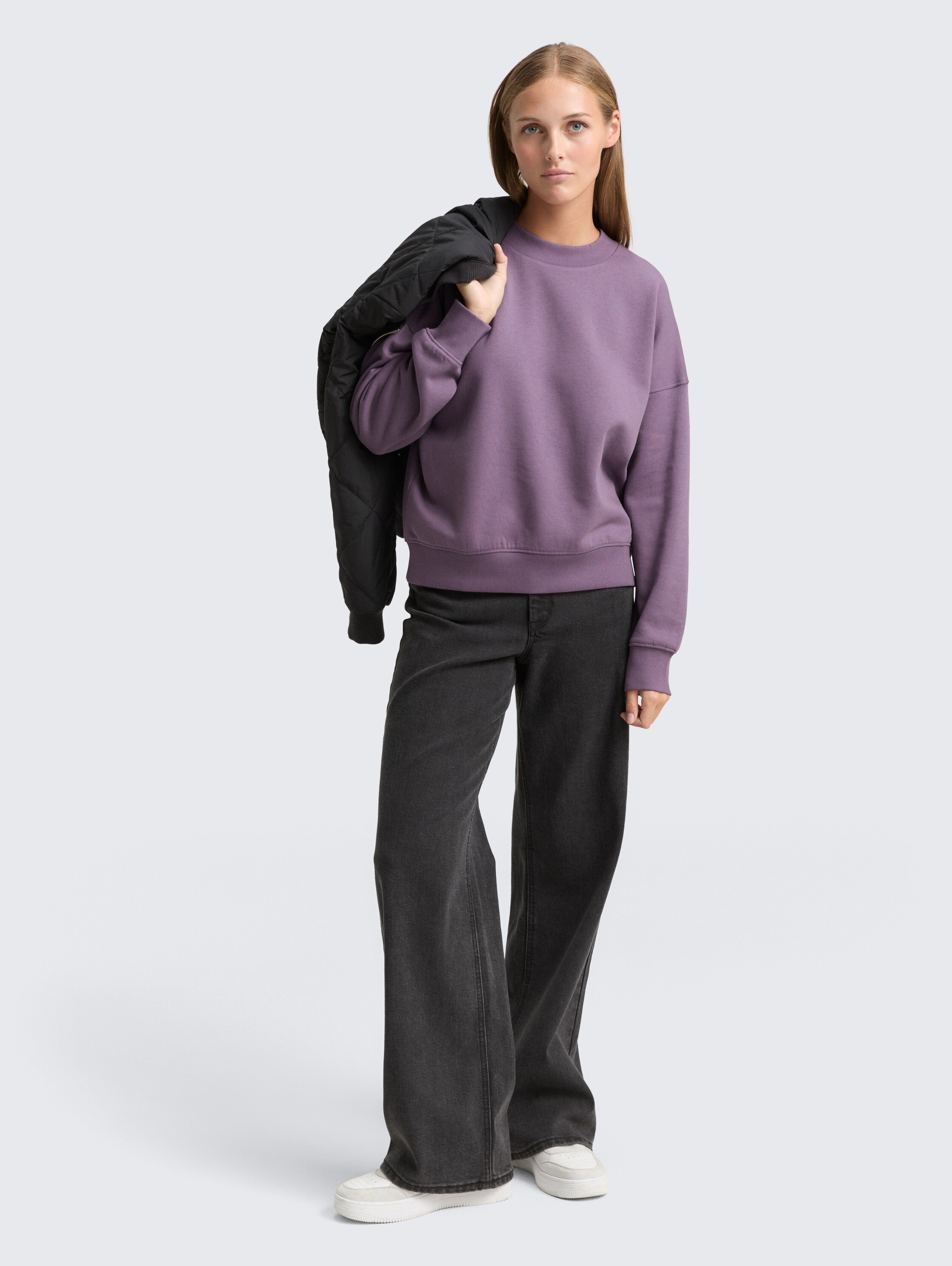 Loose fit sweatshirt - lavender_herb - 