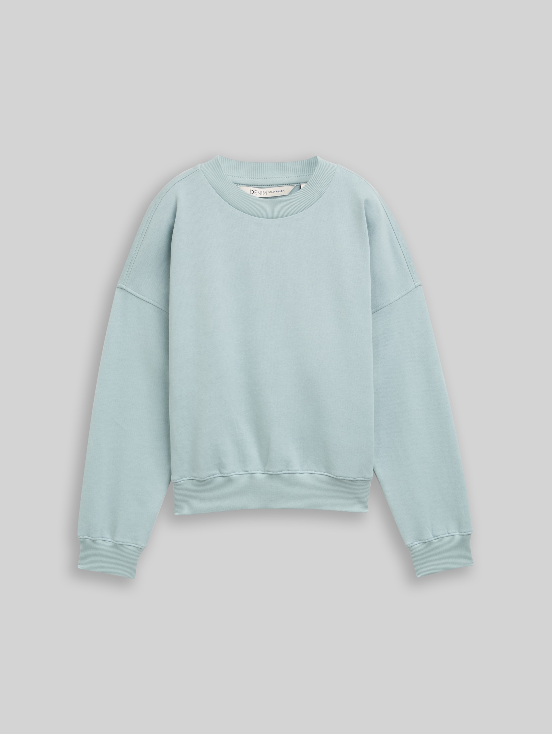 Loose Fit Sweatshirt - Silver Cloud Blue - Vorder-Produkt-Ansicht