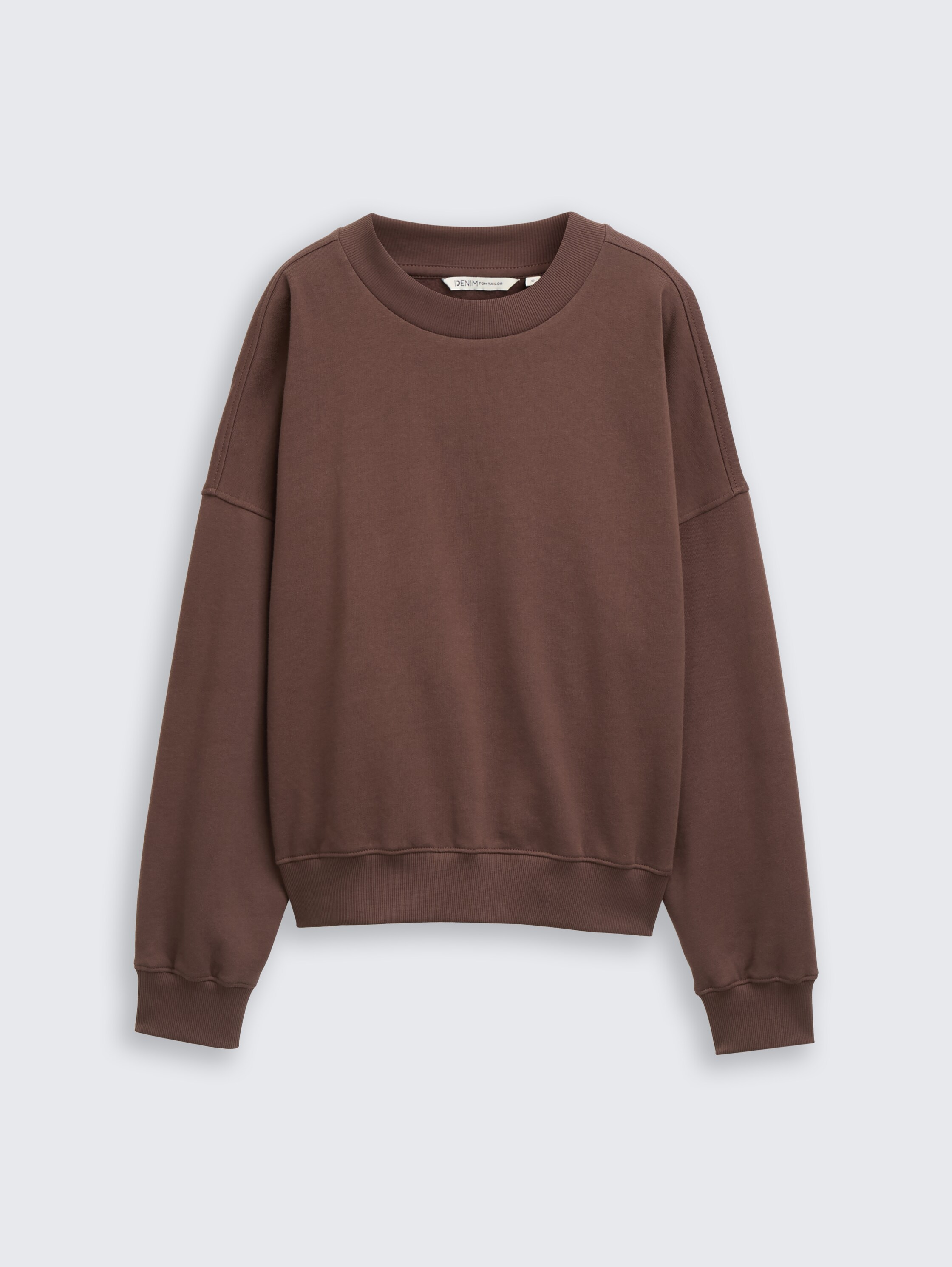 Loose fit sweatshirt - soft_chocolate_brown - 