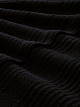 Cardigan mit Rippstruktur - deep black - Material-Ansicht