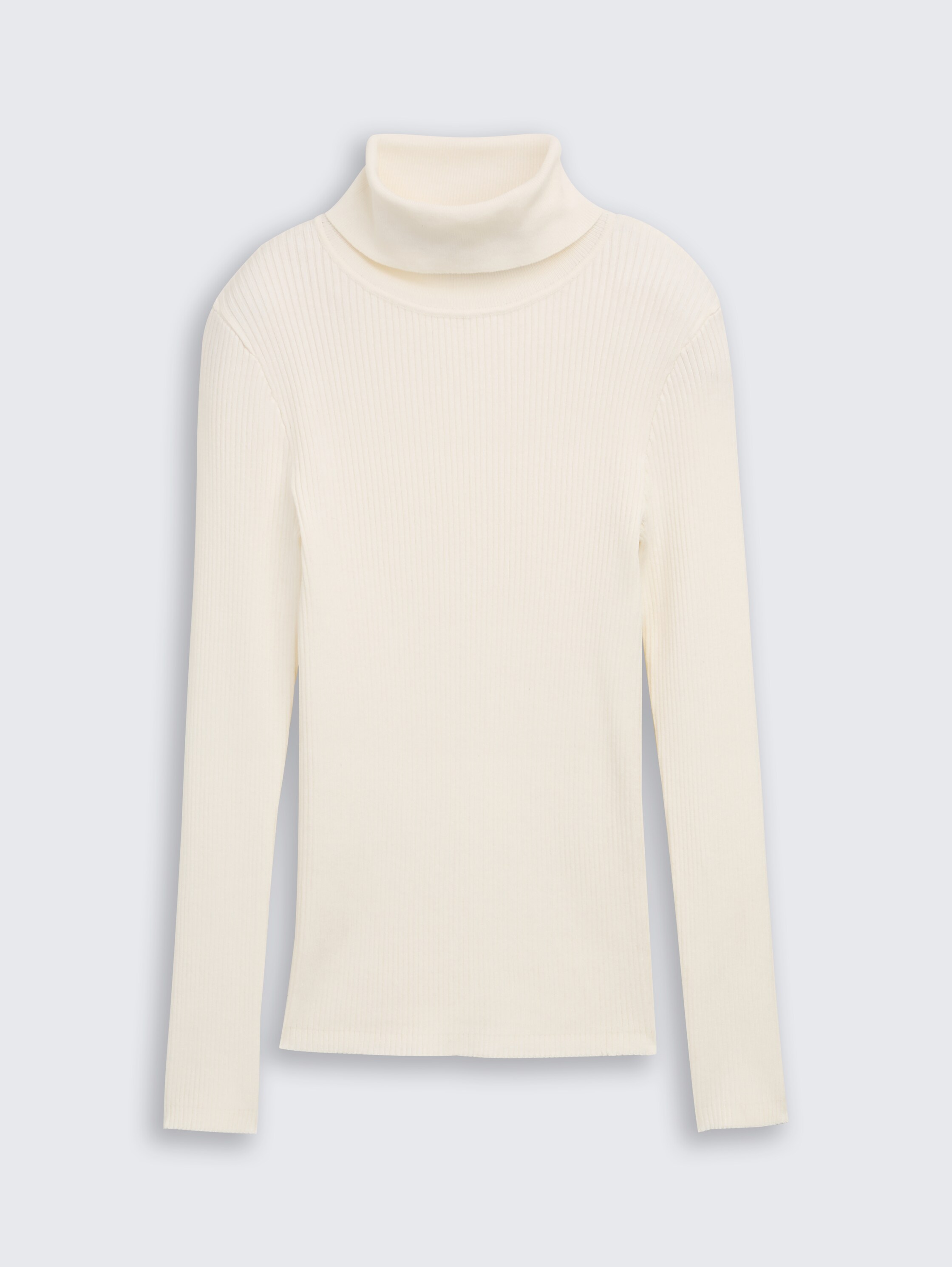 Ripp Rollkragenpullover - off_white_1 - 