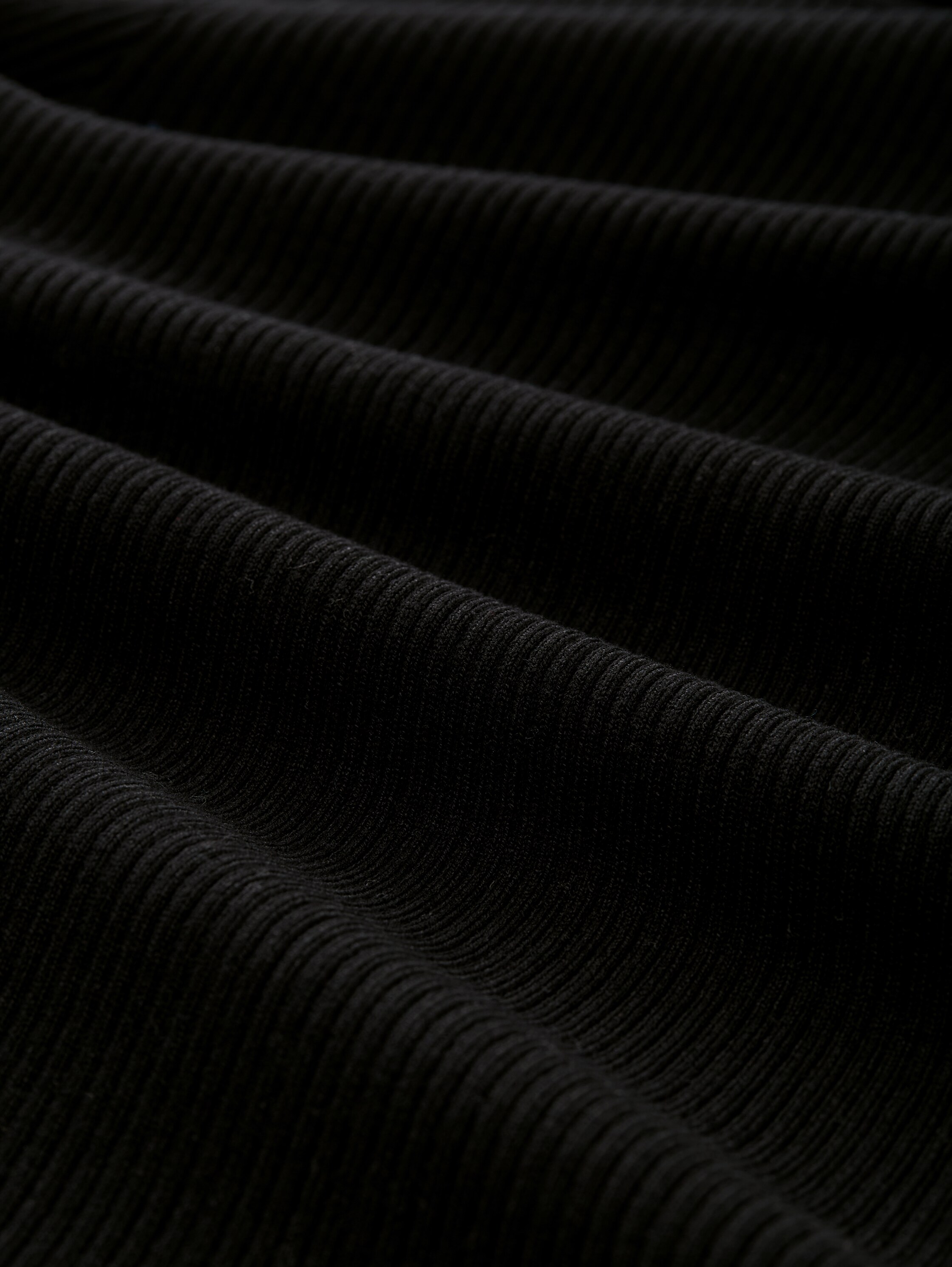 Ribbed turtleneck jumper - deep_black_1 - 