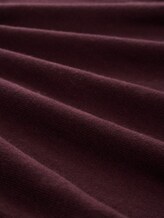 Pull en tricot avec cachemire - Dark Red Mélange - Vue de la matière