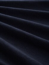 Pull en tricot avec cachemire - Knitted Navy Melange - Vue de la matière