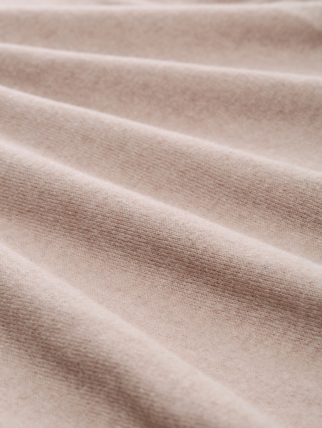 Strickpullover mit Kaschmir-Anteil - soft taupe melange - Material-Ansicht