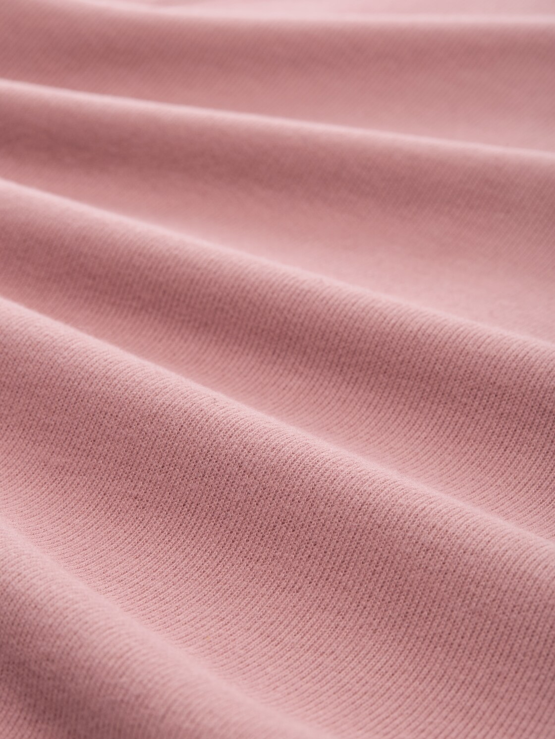 Loose Fit Hoodie Sweatshirt - Antique Rose - Material-Ansicht